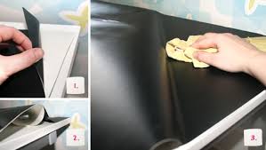Die schreibtisch folie ist aber auch eine gute möglichkeit, um ein altes möbel wieder aufzupeppen. Ikea Kinderzimmer Schreibtisch Mit Tafelfolie Bekleben Kullaloo
