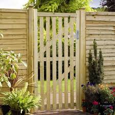 See through fencing modern fencing and gates. Garden Fence Gate Pale Gate Gardenis Co Uk