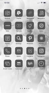 75 App Icons Grey Aesthetic Iphone Ios14 App Icons 75 App Etsy In 2020 App Icon Iphone Icon Icon