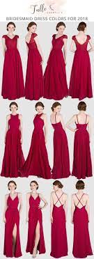 Red Bridesmaid Dresses For 2018 Trends Weddingcolors Bridalparty Bridesmaiddress Weddin Red Bridesmaid Dresses Fitted Lace Wedding Dress Bridesmaid Dresses