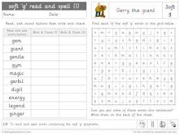soft g phonics worksheets and games galactic phonics