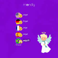 Spanish nouns have a gender, which is either feminine (like la mujer or la luna) or masculine (like el hombre or el sol). Happy Be An Angel Day Learn How To Say Angel In Different Languages Pin Share With Your Angel Learn Languages Online Language Learning Languages