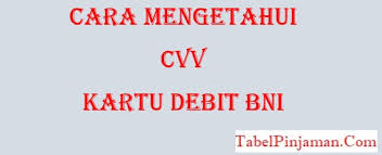 Check spelling or type a new query. Cara Mengetahui Cvv Kartu Debit Bni Cara Menggunakan 2021