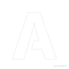 We offer variety of fonts/sizes, made from durable mylar. 5 Inch Stencil Letters Stencil Letters Org