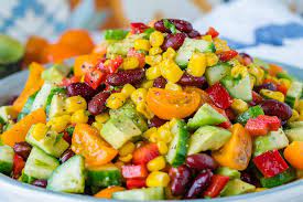 Quick Sweet Spicy Summer Salad Is Super Yummy And Clean Eating Recipe Clean Food Crush Summer Salad Recipes Clean Recipes