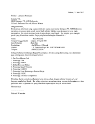 30+ contoh surat lamaran kerja di berbagai bidang dan perusahaan ! Doc Bekasi Wahyu Wibowo Academia Edu