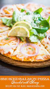 Smoked Salmon Pizza With Honey Recipe Salmon Pizza Smoked Salmon Pizza Salmon Flatbread