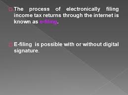 Get your income tax return filing done by corpbiz, one of the leading tax consultants. Efiling Of Income Tax Returns An Overview Of