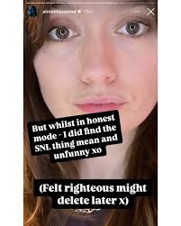 AimeeLouWood called out SNL for mocking her appearance in a recent  #WhiteLotus parody skit, and fans are showing an outpouring of support for  our beloved Chelsea. ❤️ Photos: #TheWhiteLotus