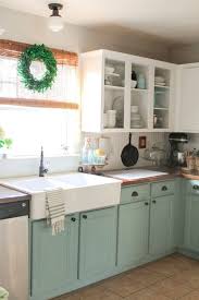 Chalk Painted Kitchen Cabinets 2 Years Later Our Storied Home Chalk Paint Kitchen Cabinets Painting Kitchen Cabinets Home Kitchens