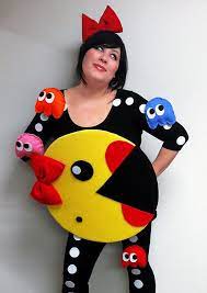 Ms Pacman Halloween Costume How Cute Is This Diy Halloween Girls Halloween Girl Halloween Costumes For Girls
