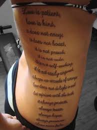 Love Is Patient Love Is Kind Verse Tattoos Tattoos Bible Verse Tattoos