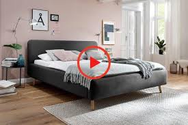 meise mobel gestoffeerde bed mattis 160 x 200 cm antraciet gestoffeerde bedden bed gezellige slaapkamer