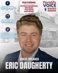 📣 COUNTDOWN BEGINS! Join us for Florida's Voice Radio with Drew Steele  LIVE at Seed to Table Monday, August 4th from 3–6 PM! 🎙️ Expect an  action-packed afternoon featuring special guests like