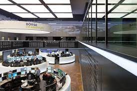 Trading volumes on börse frankfurt were €4.1 billion. Deutsche Borse Group Photo Database