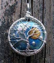 Moon And Stars Tree Of Life Pendant With Cremains Tree Of Life Pendant Tree Of Life Jewelry Pendant
