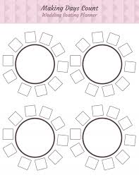 This Free Wedding Seating Chart Is So Helpful To See Where