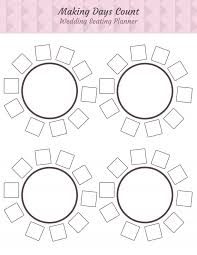 this free wedding seating chart is so helpful to see where