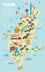 Taiwan is an island nation off the coast of southeastern mainland china. 45530849 Lovely Taiwan Travel Map In Flat Design Style Stock Vector Taiwan Jpg 811 1300 Taiwan Travel Taipei Travel Travel Infographic