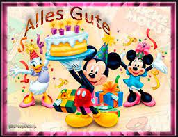 Happy Birthday Geburtstagswunsche Mickey Mouse Novocom Top