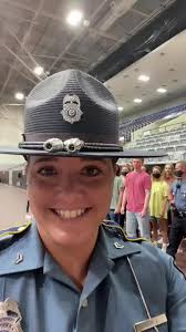 When Troopers go speak to the UCA students, they learn about what Troopers  do, and have a little fun! #policeoftiktok #statetrooper #fyp