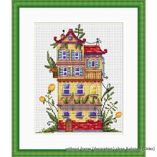 A great gift idea is to crochet a birth sampler for the parents and frame it for a baby's room. Buy And Stitch Counted Cross Stitch Kit From Merejka Spring House 24 19