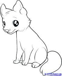 How To Draw An Easy Wolf Hundreds Of Drawing Tuts On This Site Dog Drawing Simple Easy Animal Drawings Pencil Drawings Easy