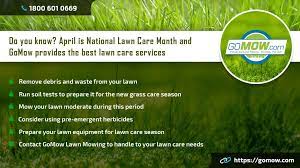 Get quotes and book instantly. Do You Know April Is National Lawn Care Month And Gomow Provides The Best Lawn Care Services Gomow