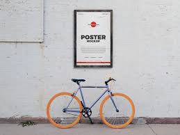 15 Best Bicycle Mockups Templates For Effective Marketing 2019 Poster Mockup Poster Mockup Psd Bike Poster