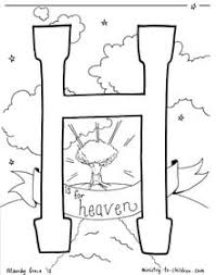 Make them happy with these printable coloring pages and let them show how artful and creative they. H Is For Heaven Coloring Page