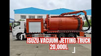 ISUZU GIGA Vacuum Sewage Jetting Truck 20,000 Liters