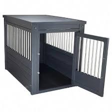New Age Ecoflex Habitat N Home Stainless Steel Dog Crate Black L Dog Crate End Table Pet Crate Dog Crate