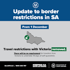 Victoria's christmas travel prospects are finally opening up, with today's announcement by premier gladys berejiklian that border restrictions between nsw and victoria will be lifted later this month. Steven Marshall 253 Days Apart From Our Family And Friends In Victoria Ends At Midnight Tonight It S Been A Long Time Coming And I Acknowledge That It Hasn T Been An Easy