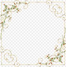 Maybe you would like to learn more about one of these? Gold Floral Border Png Png Image With Transparent Background Toppng