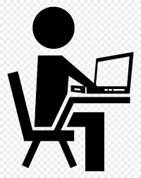 Computer clip person, picture #1336162 computer png icons. Png File Person At Computer Icon Png Free Transparent Png Clipart Images Download
