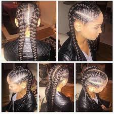 This is a trio of french braids, the bigger one is. Me Encantan Trenza Africana Hair Styles Braided Hairstyles Natural Hair Styles