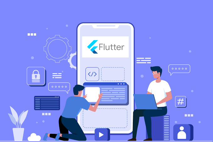 Flutter app development