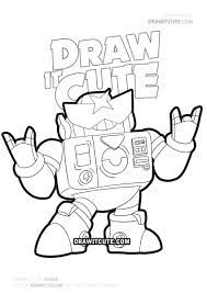 How To Draw Surge Brawl Stars Draw It Cute Drawing Tutorial Easy Star Coloring Pages Easy Drawings