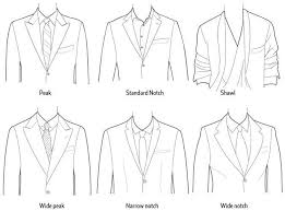 Types Women Collars Lapels And Types Of Suits Jackets Men Fashion Suits