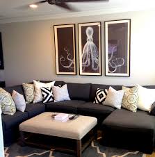 Decorgreat Painted Pumpkins My Weekend Black Sofa Decor Dark Grey Couch Living Room Couch Decor Luckily, decorative pillows provide an easy, quick, inexpensive way to give your room a makeover without breaking the bank. dark grey couch living room