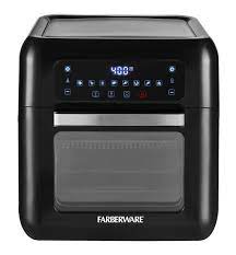 Farberware digital xl air fryer oven is up to 30% faster cooking with its so far my walmart farberware 6 qt air fryer oven work awesome it basic a small convention over work just as good in cooking and better it doe. Farberware 6 Quart Digital Xl Air Fryer Oven Black Walmart Com Walmart Com