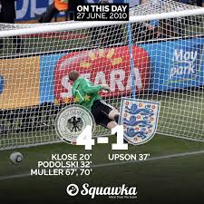 The clash where the rivalry reignited england and germany last played a competitive game in bloemfontein during the 2010 world cup. Squawka Football A Twitteren On This Day In 2010 England Crashed Out Of The World Cup After A 4 1 Defeat Vs Germany The Goal That Never Was Https T Co Tb5i18zrt9