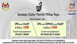 We did not find results for: Semakan Daftar Pemilih Pilihanraya Spr Pru Prk