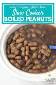 Slow Cooker Boiled Peanuts Easy Vegan Gluten Free Crockpot Recipe Peanut Recipes Boiled Peanuts Boil Peanuts Recipe