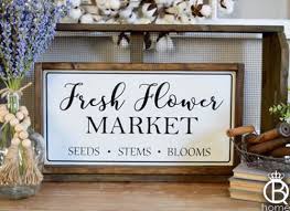 Small enough for little hands, but big enough. Man Cave Home Decor Plaques Signs Pink Market Fresh Flowers Printed Wood Sign Home Garden