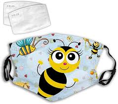 Honeybee Face Mask Face Mask Seat Belt Cover Cartoon