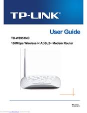 Tp Link Td W8951nd Manuals Manualslib