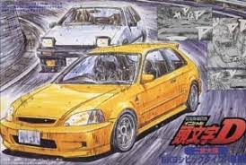 Honda twincam monster civic type r (ek9) i Fujimi Initial D 1 24 Model Honda Civic Type R Ek9 Daik 73977438