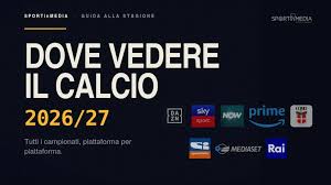 Dove vedere il calcio 2026/27: guida completa e costi