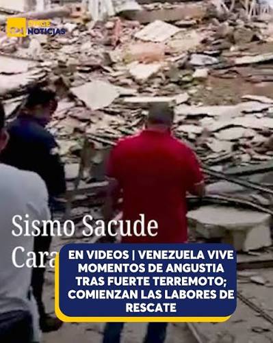 LOULTIMO 🚨 || Las primeras imágenes muestran momentos de pánico,  evacuaciones y daños tras el fuerte terremoto que sacudió Venezuela.  Mientras continúan las réplicas, los equipos de rescate ya trabajan en las